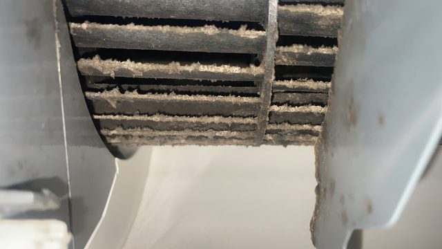 エアコン吹き出し口クリーニング施工前